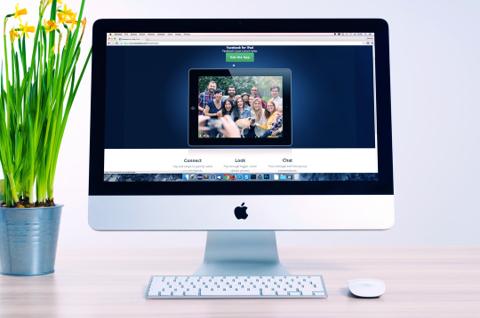 Modern website design workspace